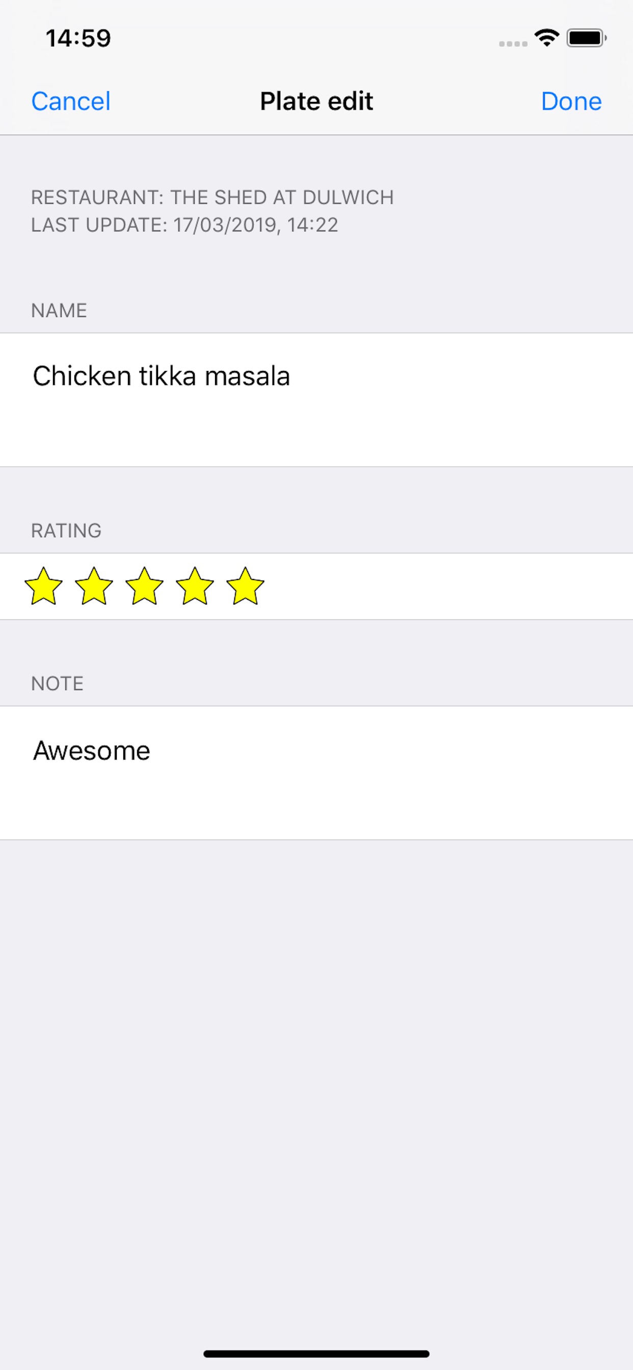 iRestaurants screenshot 8