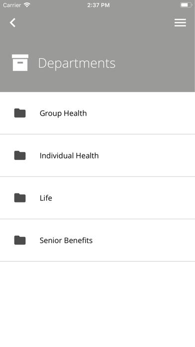 Insurance Quotes & Backoffice Screenshot