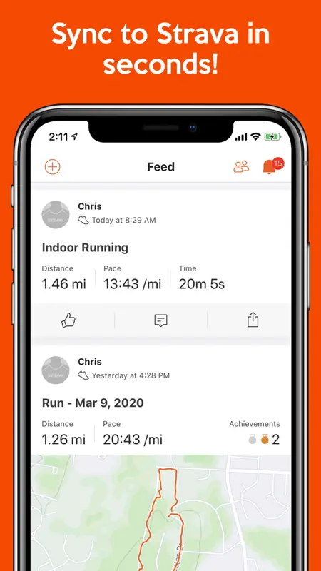 Health App to Strava Sync screenshot 2 of 4