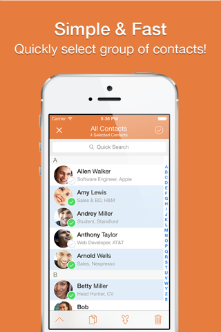 Contacts Cleaner . screenshot 4