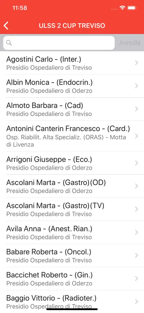 ULSS 2 CUP TREVISO