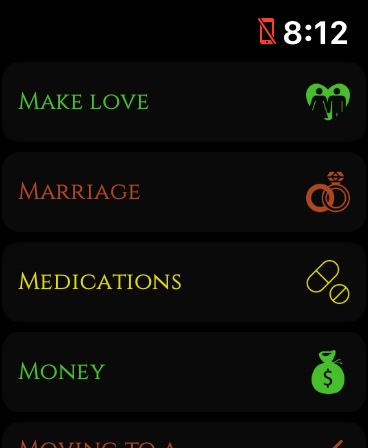 Apple Watch screenshot
