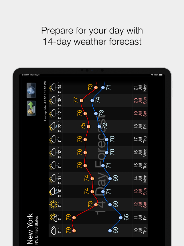 ‎Real Weather Forecast Screenshot