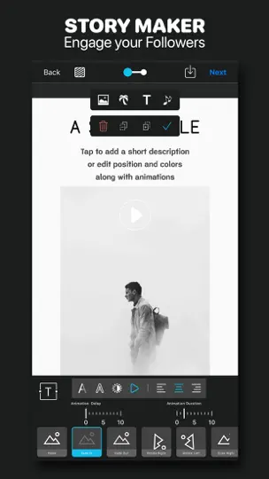 Скриншот Строй Студия - Story Maker на iPhone 3