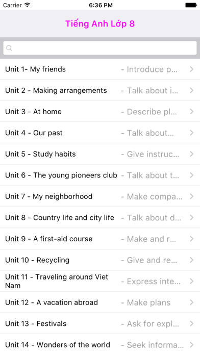App screenshot