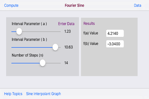 Fourier Sine Transform screenshot 3