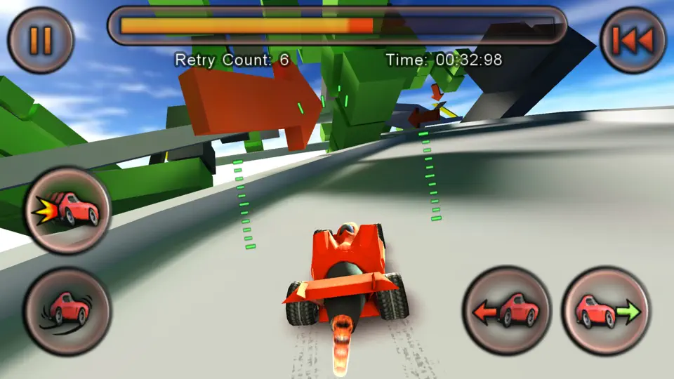 Screenshot von Jet Car Stunts Lite auf dem iPhone 1