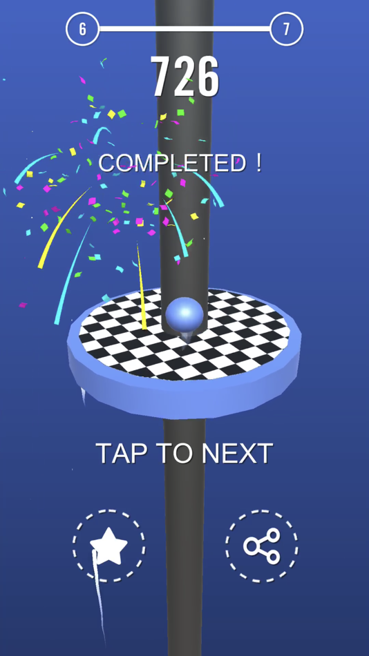 #5. Stack Fall Hit 2 - Smash Ball (iOS) Podle: 鹏 郑