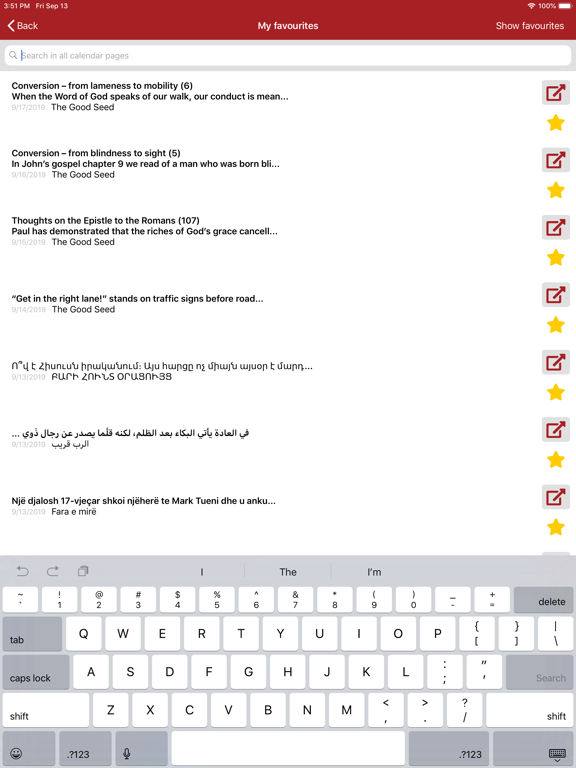 The Good Seed|The Lord is Near iPad screenshot 3 - Book app