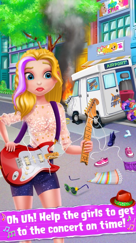 Rockstar Girls Adventure Game screenshot 3