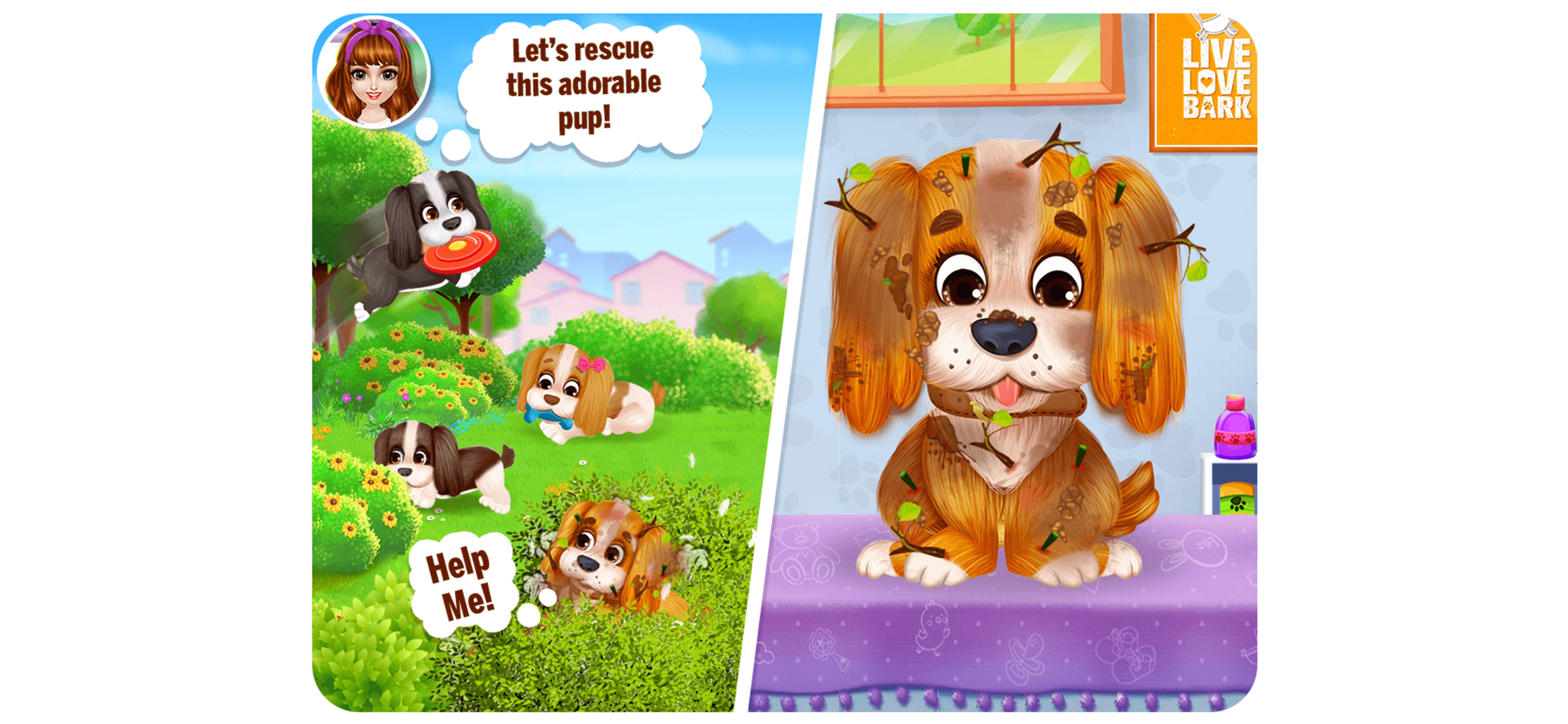 Puppy Pet Story: DayCare Game screenshot 8