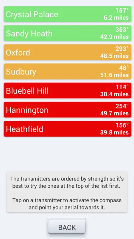 Antenna Finder screenshot 2 of 3