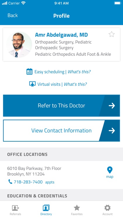 Maimonides Referral App screenshot-3