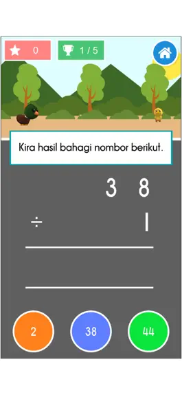 Game screenshot Belajar Matematik Darab Bahagi apk
