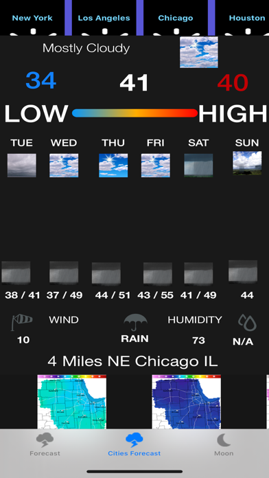 Instant NOAA Forecast Pro Screenshot