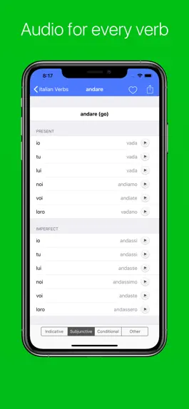 Game screenshot Italian Verb Conjugator mod apk
