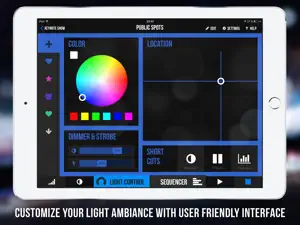 Photon - DMX Light Controller screenshot #1 for iPad