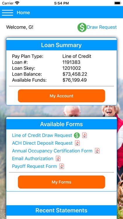 myReverseAccount Mobile App
