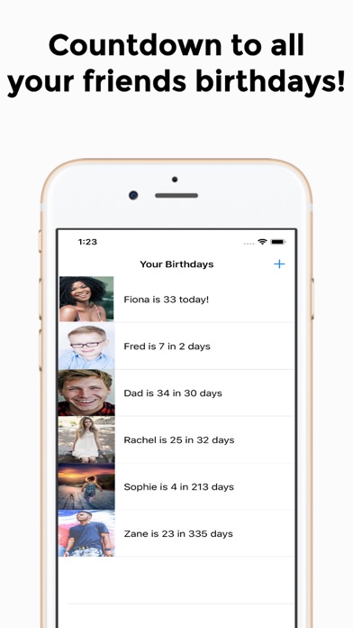 Birthday Countdown Manager screenshot 2