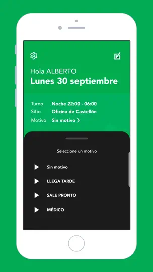 Captura de pantalla de CheckingPlan Fichajes en iPhone 5