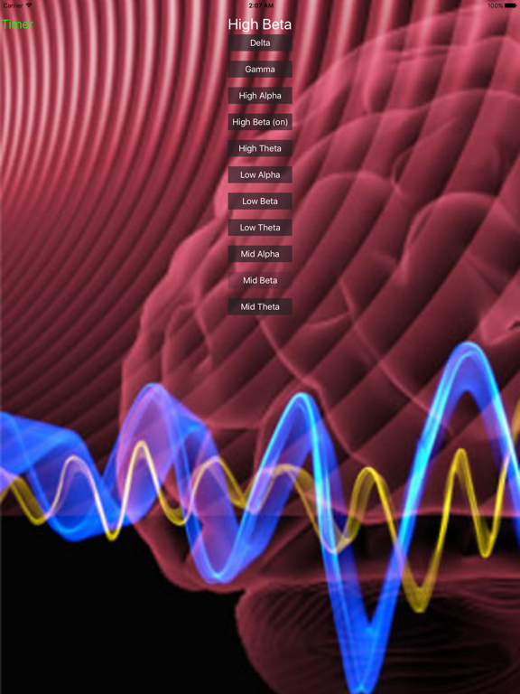 Binaural Sound Central iPad screenshot 1 - Music app