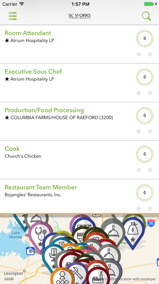 #1. SC Works Mobile (iOS) 由: South Carolina Department of Employment & Workforce
