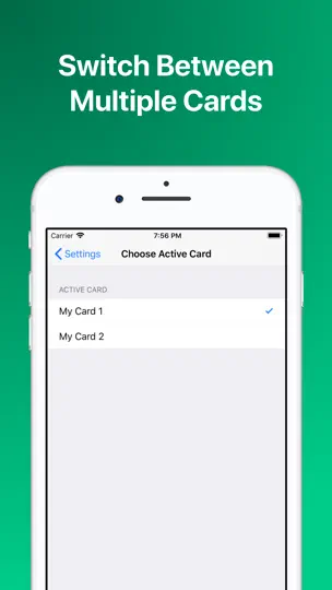 Captura de pantalla de Leap Card en iPhone 5