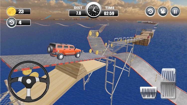 Impossible Road Monster Truck screenshot-4