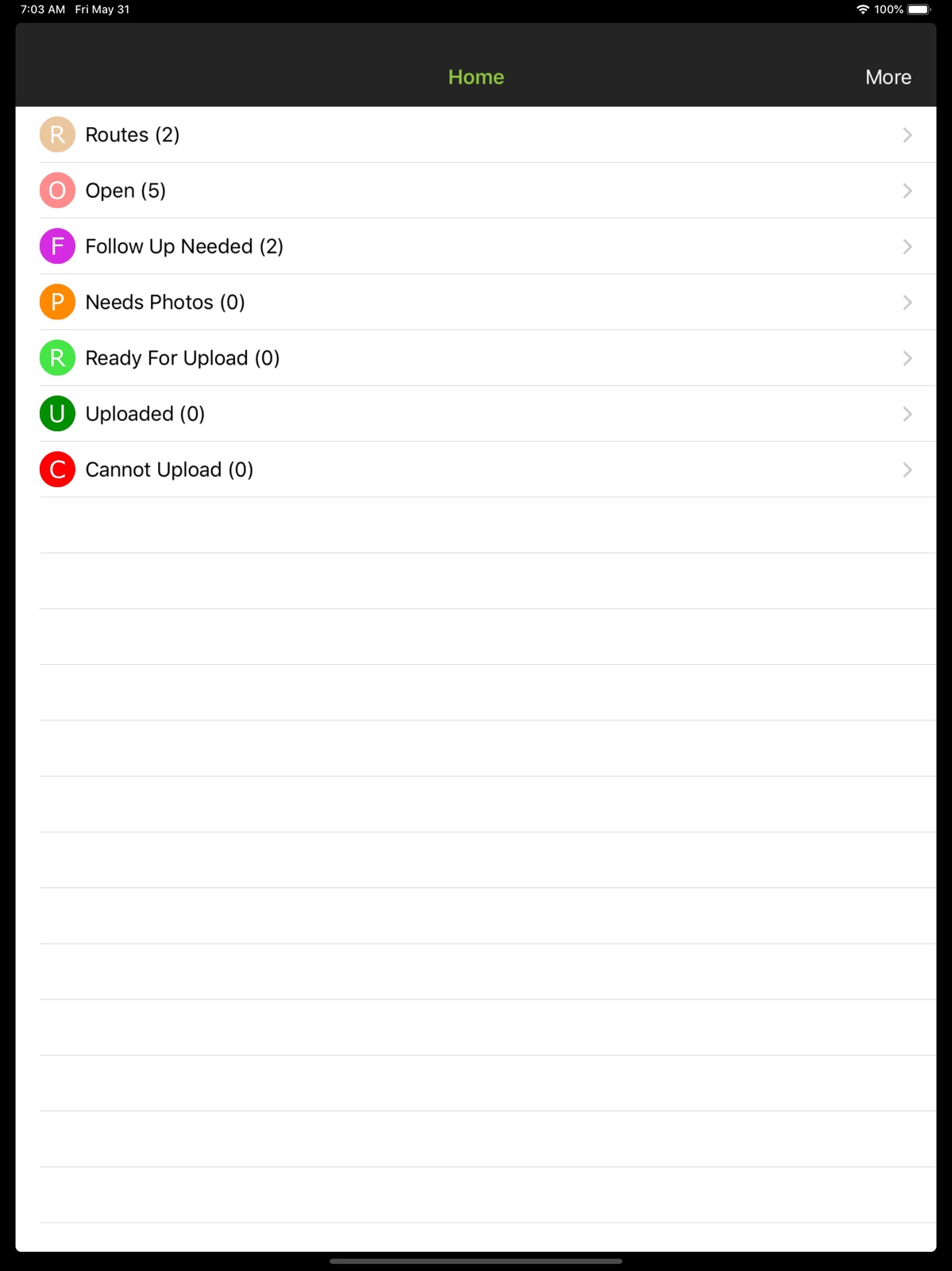 InspectorADE ipad screenshot 1