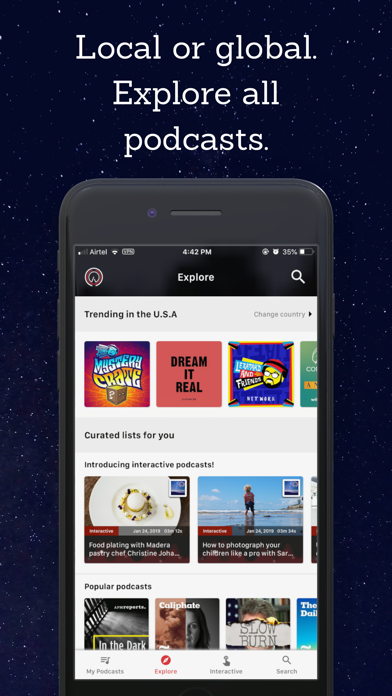 Adori: Interactive Podcasts Screenshot