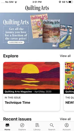 Quilting Arts Magazine screenshot 1