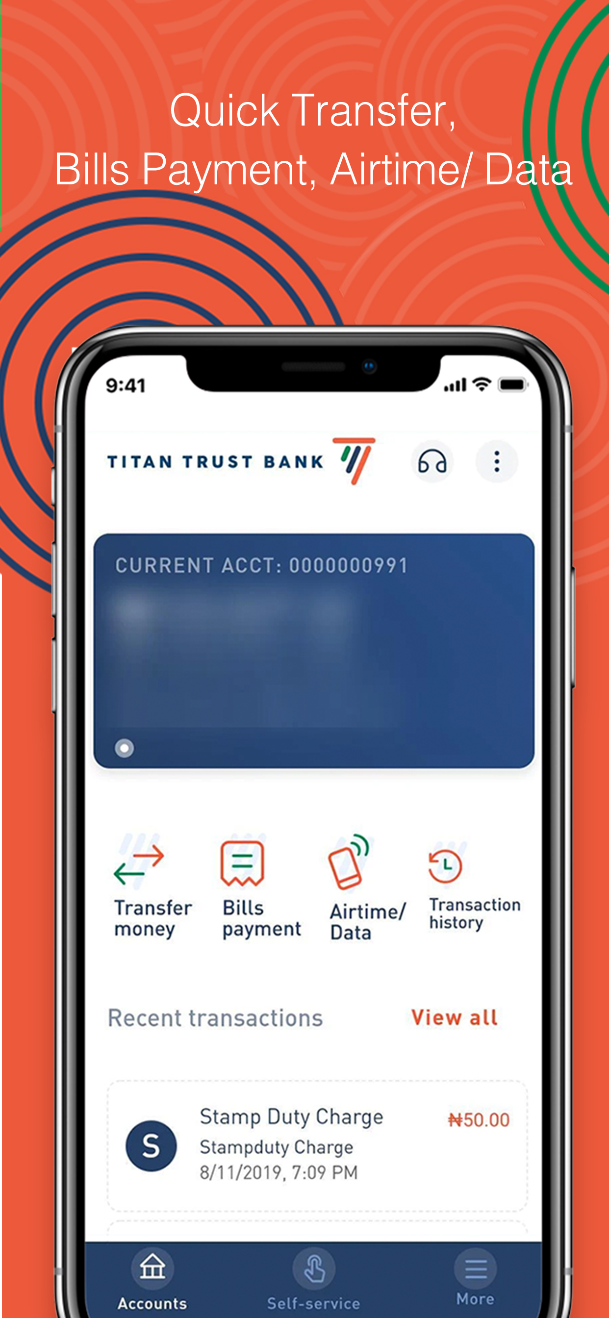 TITAN TRUST MOBILE BANKING screenshot 2