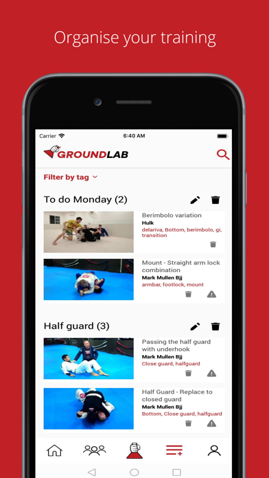 How to cancel & delete GroundLab : BJJ and Ground Art from iphone & ipad 1