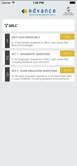 Game screenshot CGBL Lean Green Belt exam prep mod apk