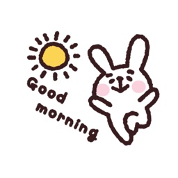 Sweet lovely rabbit sticker