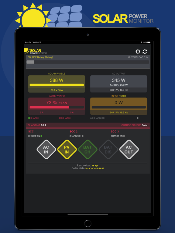 Screenshot #4 pour Solar Power Monitor