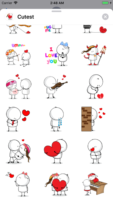 Cutest Love Making Sticker Emo screenshot 3
