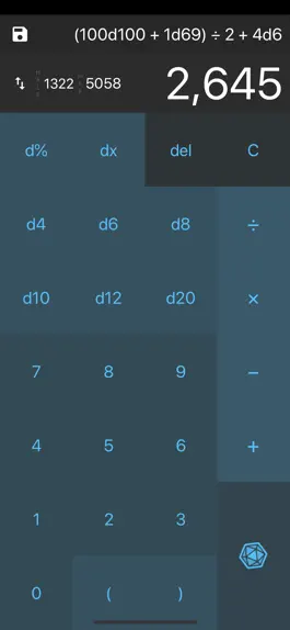Game screenshot d20 Calculator apk