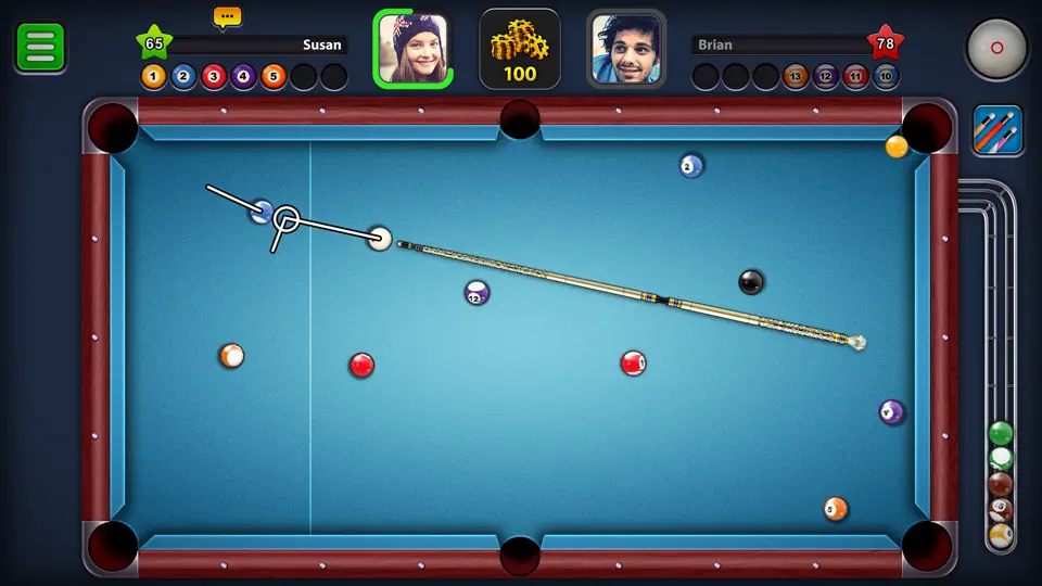 Captura de pantalla de 8 Ball Pool™ en iPhone 1