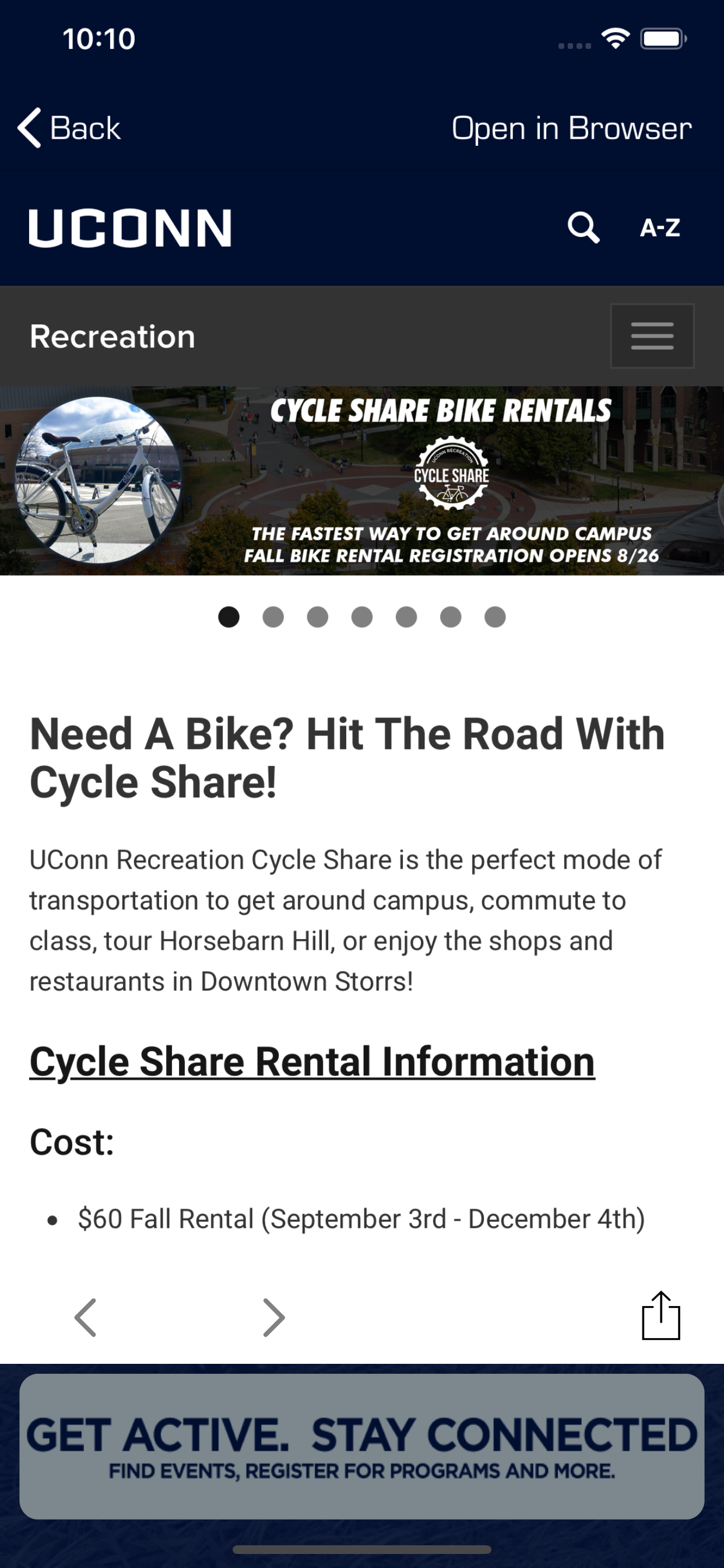 UConn Rec screenshot 5