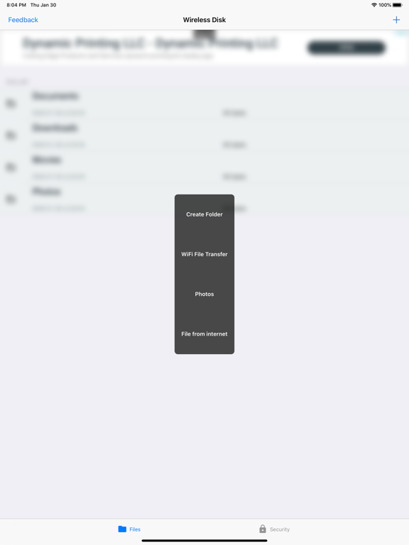 Screenshot #5 pour Wireless Disk