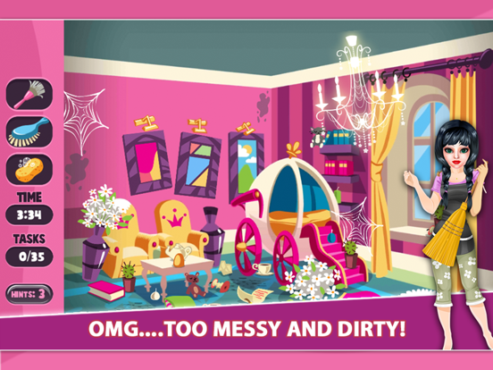 Doll House Cleaning Craft iPad screenshot
