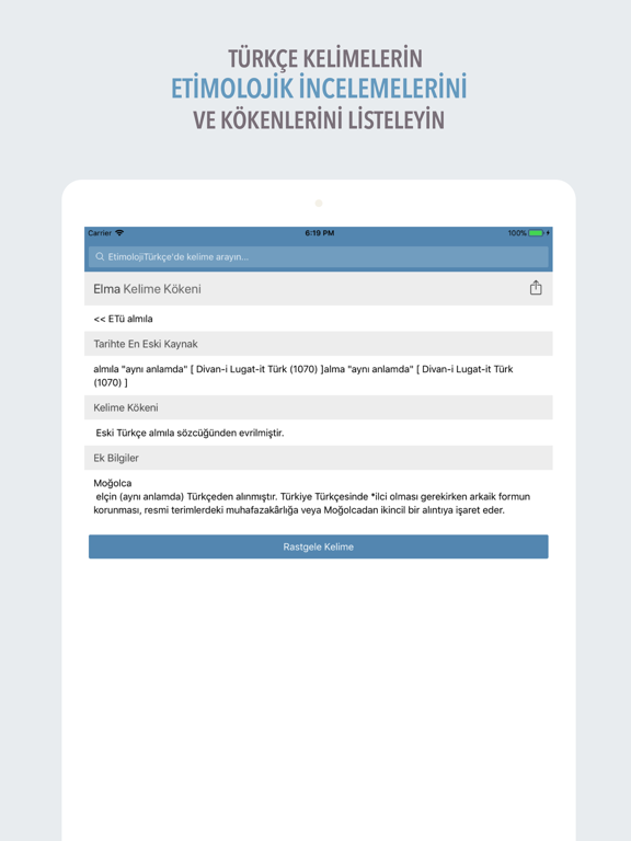 Screenshot #4 pour Etimoloji - Kelime Kökeni