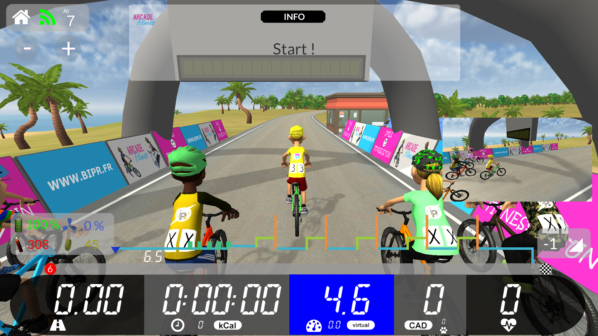 Arcade Fitness Bike & Run screenshot 13
