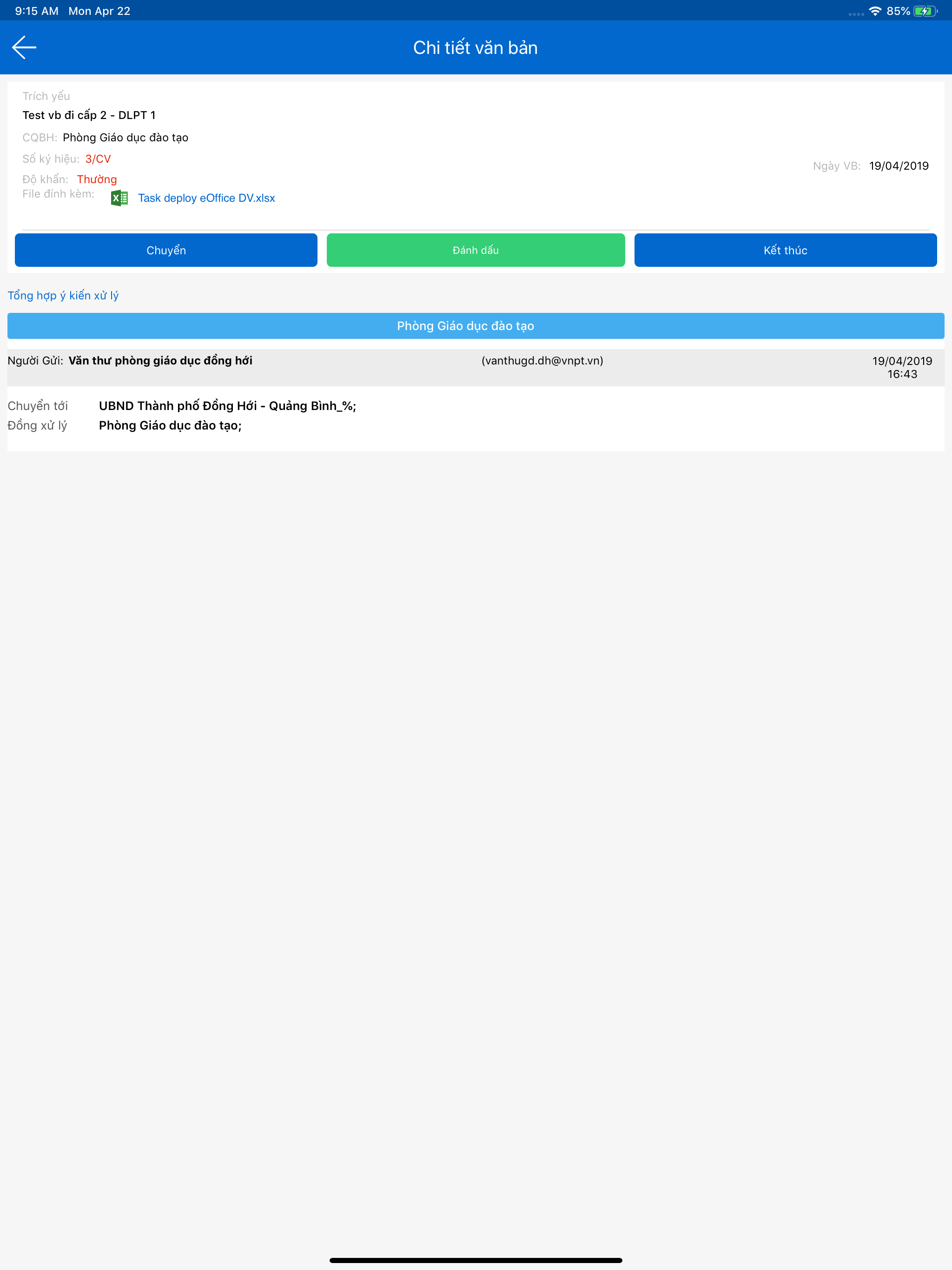 VNPT iOffice HCM screenshot 10