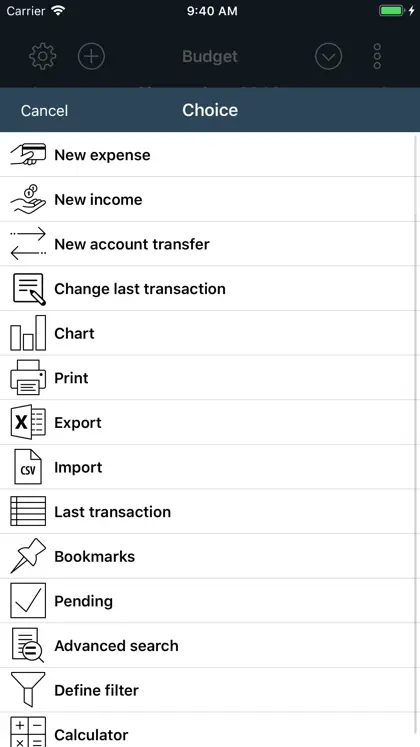 Screenshot 5 di 6 di My Budget Book