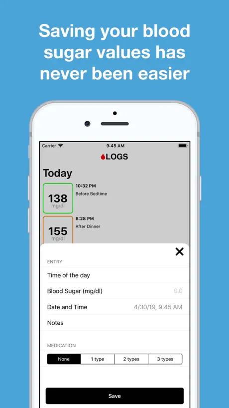 Diabetes Logs