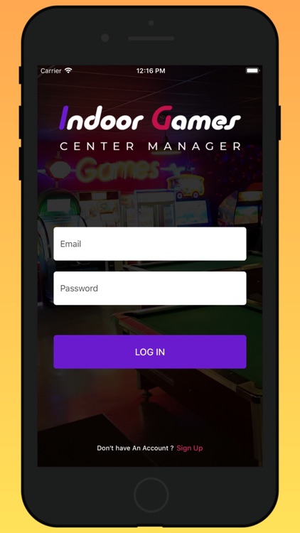 Indoor Games Center Manager