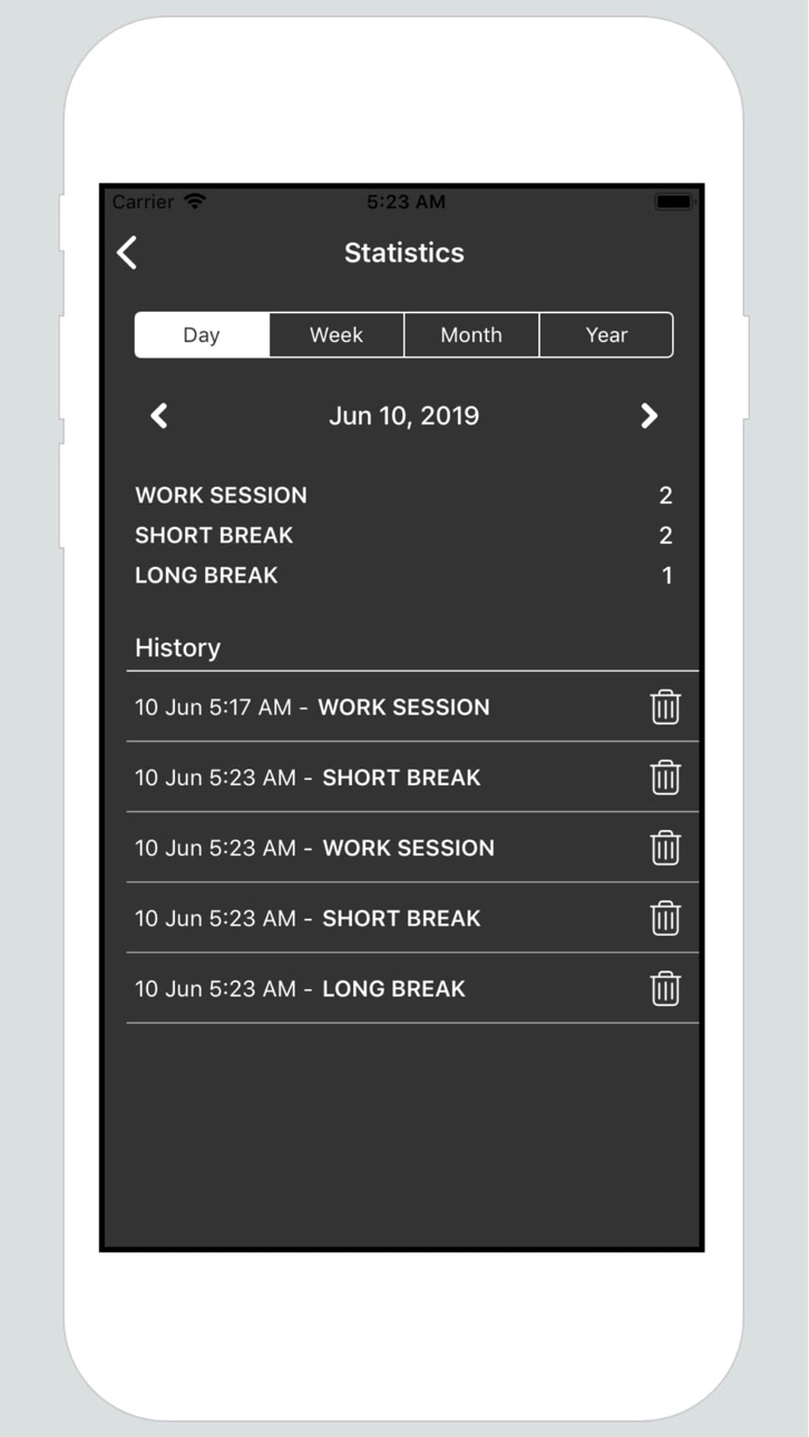 iPhone screenshot