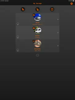 My Garage - Manage Vehicles iPad image 1